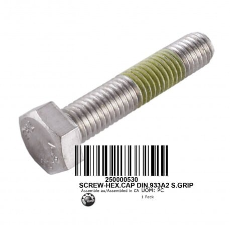 SCREW-HEX.CAP DIN.933A2 S.GRIP