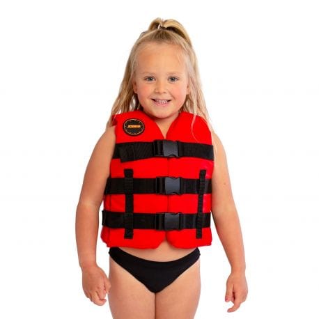 Red Nylon JOBE Children's Vest