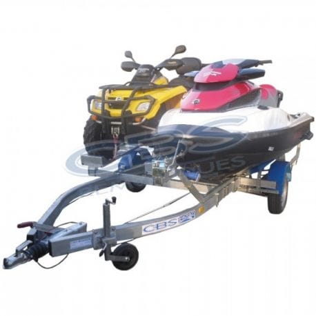 Remorque CBS double jet & quad - Freiné