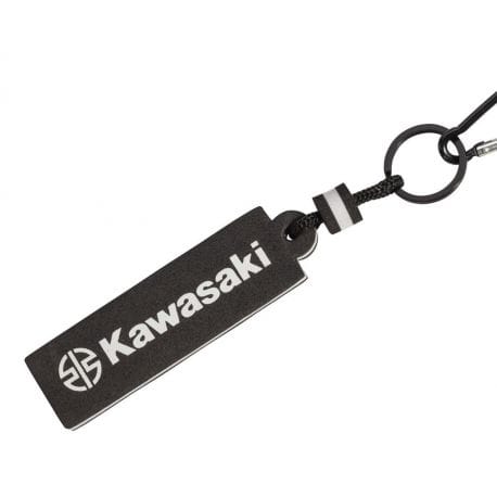 Kawasaki Floating Keychain Black