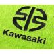 Kawasaki black and green towel set