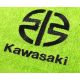 Set de serviettes de toilette Kawasaki noir et vert