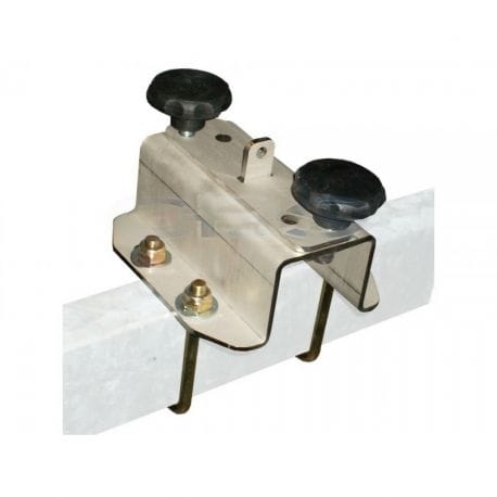 Spare wheel support for CBS trailer