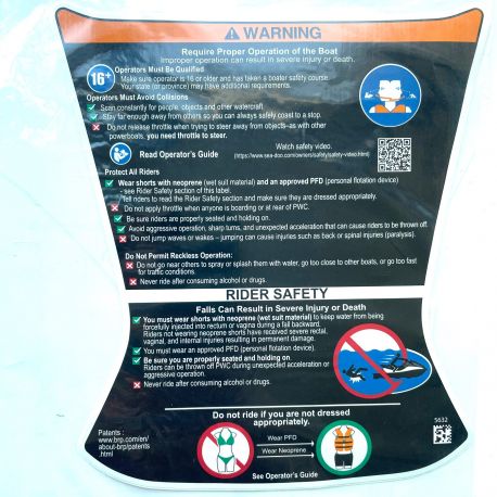 Main Warning Decal