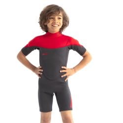 Shorty Enfant JOBE Boston 2mm Rouge