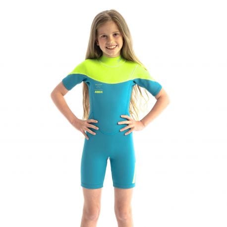 JOBE Boston 2mm Children's Shorty Wetsuit Blue