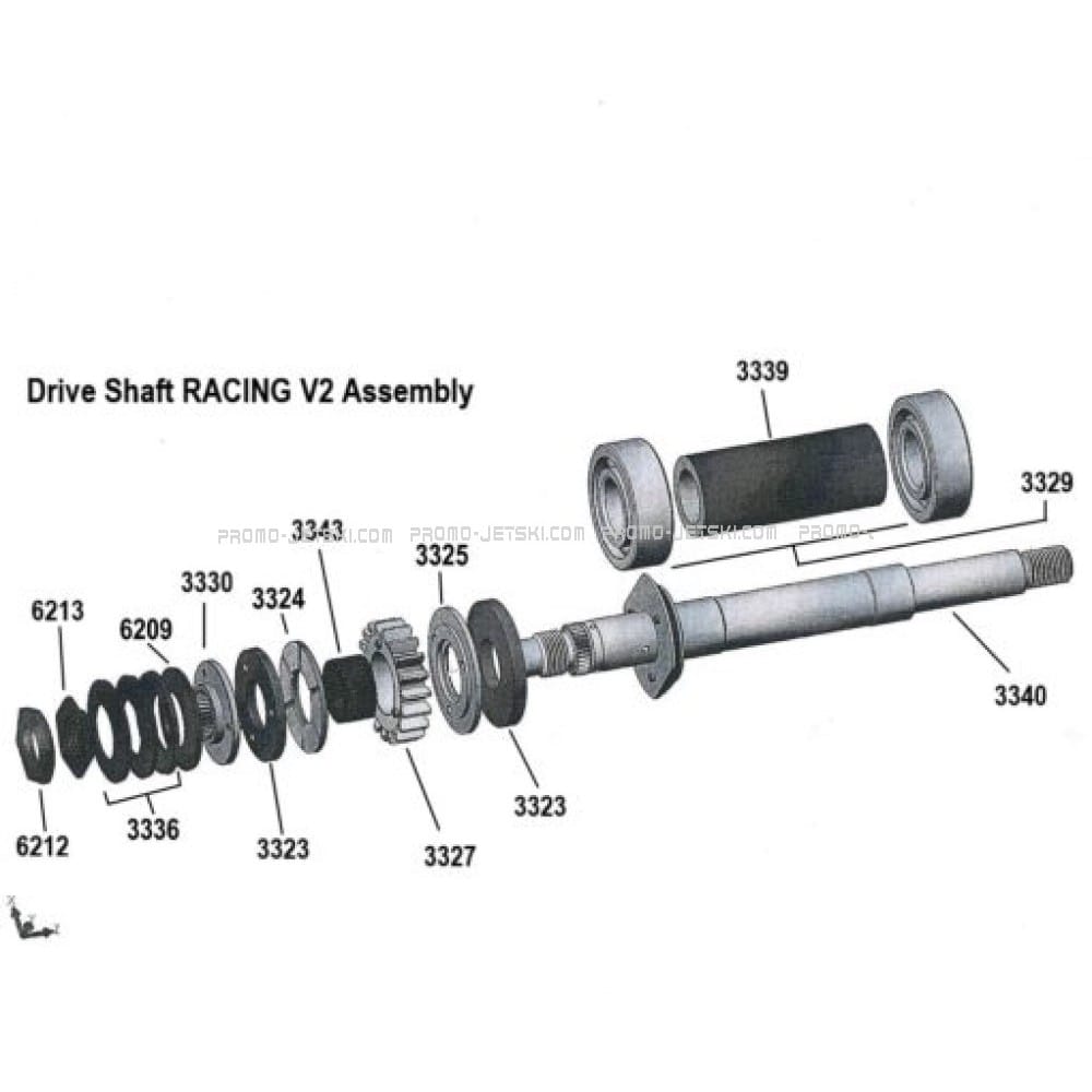 Pièces détachées Compresseur RACING V2 - RS-33XX / RS-62XX - Promo