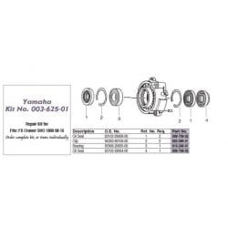 Hull repair kit for Yam. 1800 Hull repair kit for Yam. 1800