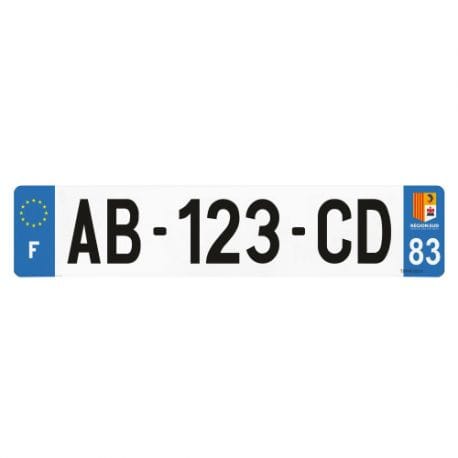 Plexi license plate 520x110