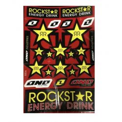 Plaquette de stickers RockStar Energy Drink Plaquette de stickers RockStar Energy Drink