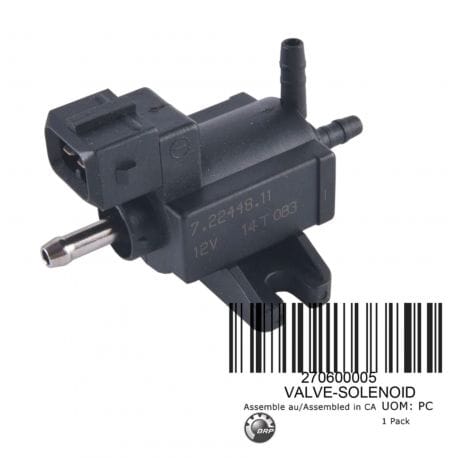 SOLENOID VALVE, VALVE-SOLENOID, 270600005