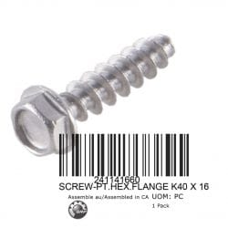 SCREW-PT.HEX.FLANGE K40 X 16 SCREW-PT.HEX.FLANGE K40 X 16