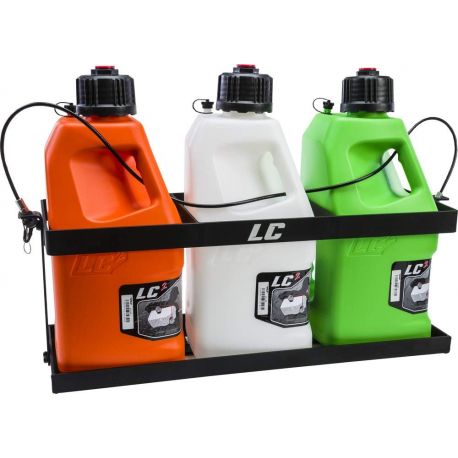 Supports pour 3 bidons carburant