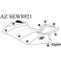HT Premier RXP-X 300 (20-23) Seat Cover HT Premier RXP-X 300 (20-23) Seat Cover
