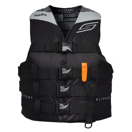 4-buckle vest SLIPPERY Hydro Black / Aqua