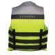 Gilet 4 boucles SLIPPERY Hydro Black / Lime Green