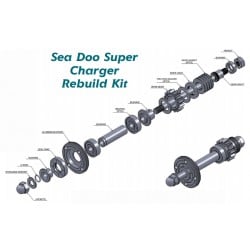 Kit réparation bague compresseur Seadoo Kit réparation bague compresseur Seadoo