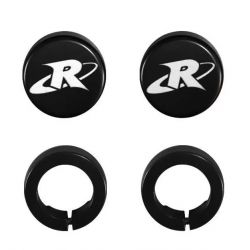 RIVA Black End Caps and Clamps for ODI Handles RIVA Black End Caps and Clamps for ODI Handles