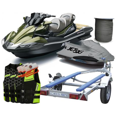 Jet ski Kawasaki Ultra 310LX from 2025 Comfort Pack (safety pack + vest + tips + flash light + original transport cover)