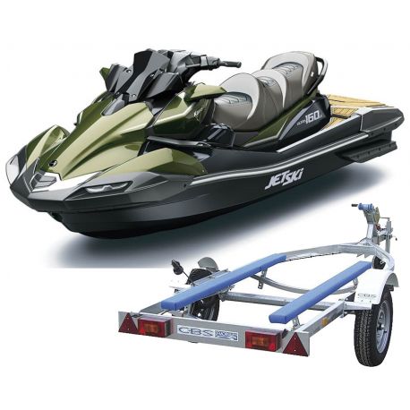 Kawasaki Ultra 160LX jet ski from 2025 with 160hp Trailer Pack (jet + trailer)