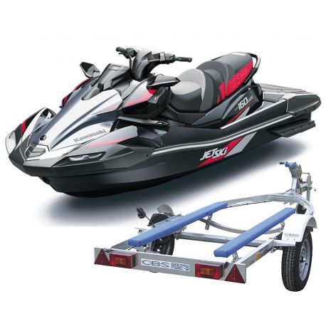 Kawasaki Ultra 160LX-S from 2025 Restricted 100hp Trailer Pack (jet + trailer)