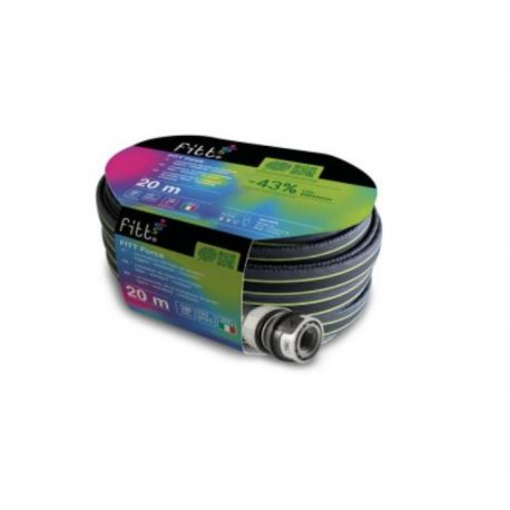 Tuyau de lavage Force ø15mm gris-lime + pistolet et raccords - 30m