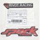 Red, Spark Trixx Red Model Rear Decal