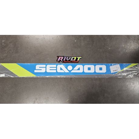 RH Sea-Doo Hull Decal. Model-White-Blue