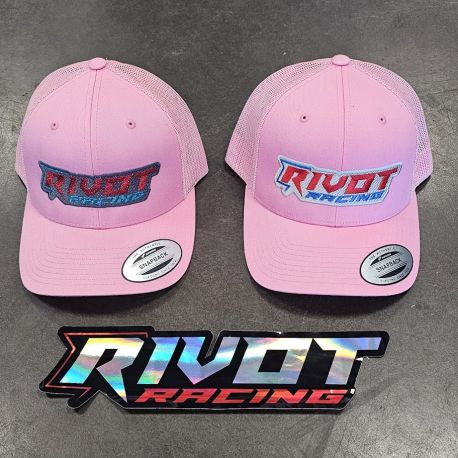 Casquette RIVOT Racing brodé Rose