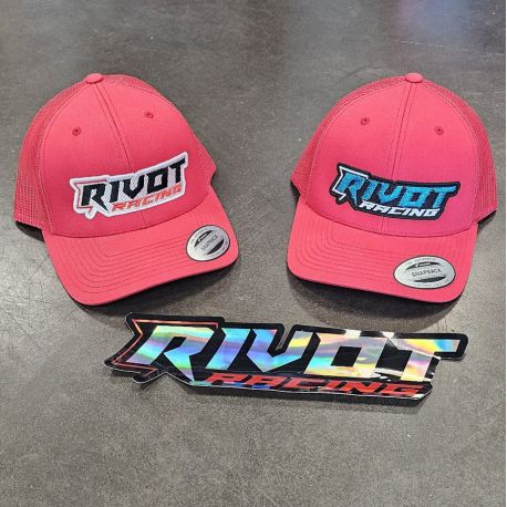 Casquette RIVOT Racing brodé Rouge