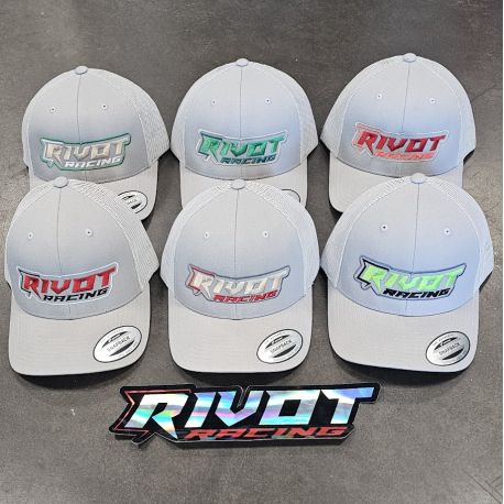 Casquette RIVOT Racing brodé Gris clair