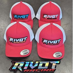 Casquette RIVOT Racing Rouge et Blanc Casquette RIVOT Racing Rouge et Blanc