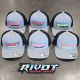 Casquette RIVOT Racing brodé Gris et Noir