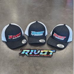 Casquette RIVOT Racing Noir et Blanc Casquette RIVOT Racing Noir et Blanc