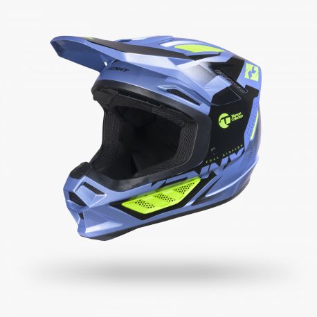 Titanium Graphic Neon Red Helmet