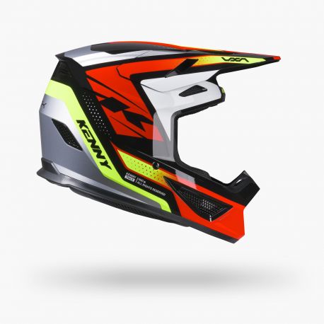 Casque Kenny Track Graphic + Focus Red