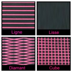 Rouleau de 1m x 1.50m noir et rose Rouleau de 1m x 1.50m noir et rose