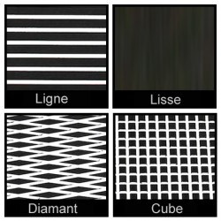 Roll of 1m x 1.50m black and white Roll of 1m x 1.50m black and white