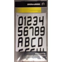 Kit immatriculation pour jet ski Seadoo Spark Kit immatriculation pour jet ski Seadoo Spark