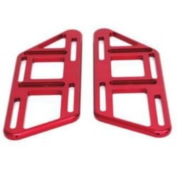 Kit platines rouge réglable pour cale-pieds Kit platines rouge réglable pour cale-pieds