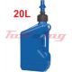 TUFF JUG blue 20 liter gas can