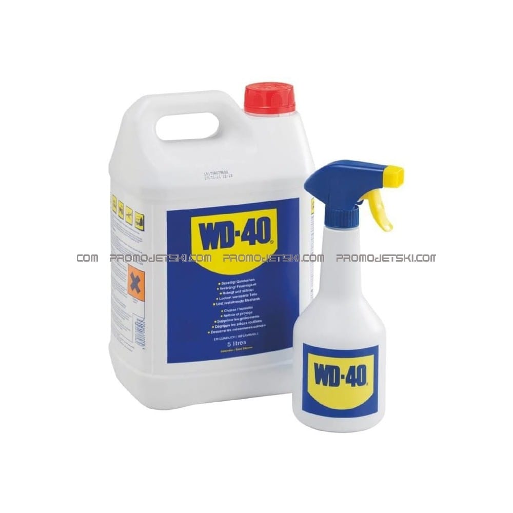 WD40 5 litres (vendu avec ou sans pulvérisateur) - 49922 / 49506 -  Promo-jetski