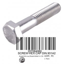 SCREW-HEX.CAP DIN.931A2 SCREW-HEX.CAP DIN.931A2