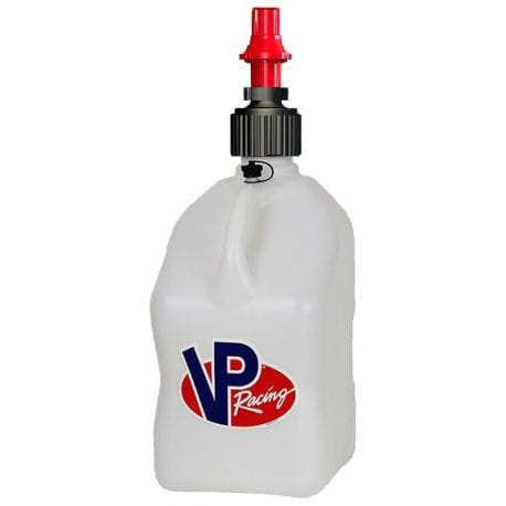 Bidon Carré Blanc VP racing 20L Bidon + bouchon Auto / Stop