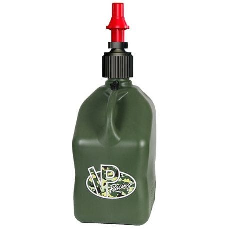 Camouflage Green Square Bottle VP racing 20L Can / Auto / Stop cap