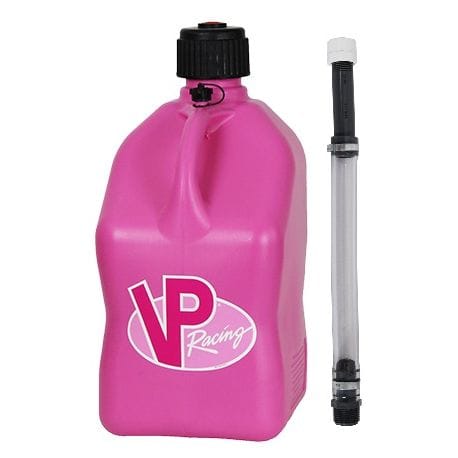 Pink Square Bottle VP racing 20L Can + pipes