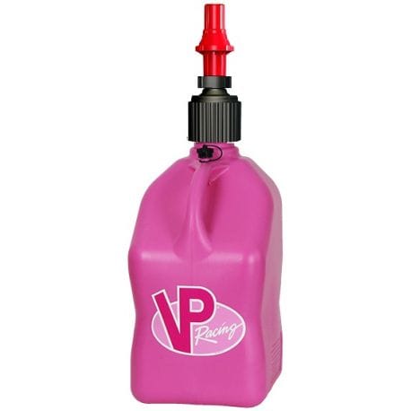 Pink Square Bottle VP racing 20L Can / Auto / Stop cap