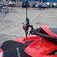 Jet ski fishing rod holder