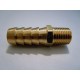 Insert laiton droit pour durite d'eau 3/8'''' (9,5mm)