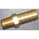 Straight brass insert for 1/2 '' '' (12mm) water hose
